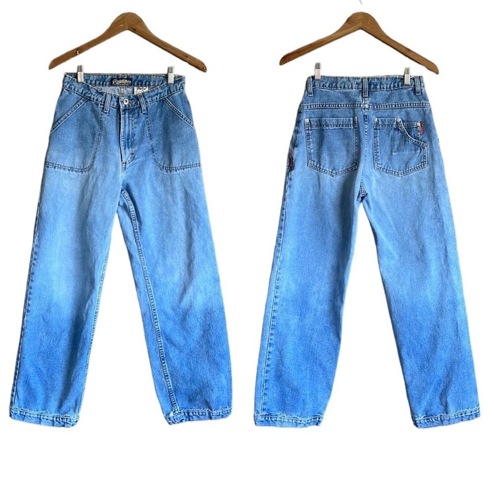 Vintage 90s Y2K Gasoline Baggy Wide Leg Jeans